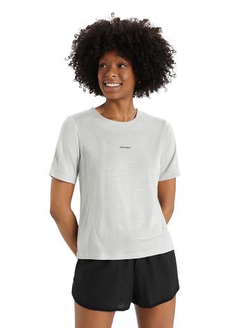 Ether Women's Icebreaker ZoneKnit™ Merino Short Sleeve Boxy T Shirts | USA 1587GSOL